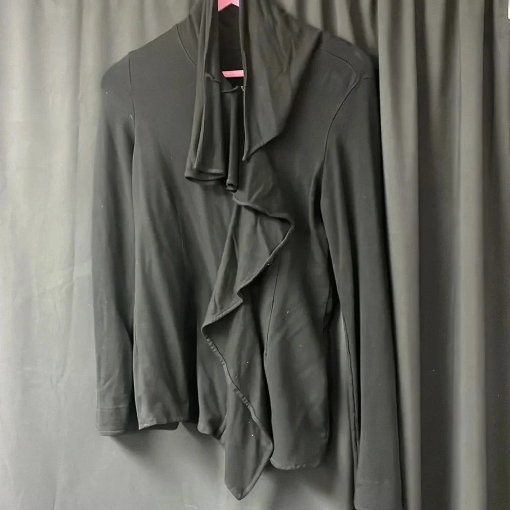 Black INC Front Ruffle Jacket M - Picture 4 of 4